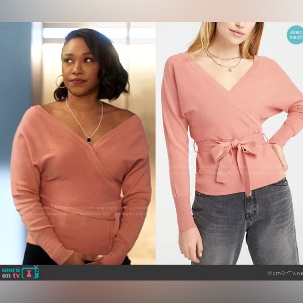 🎉2 for $15🎉 Simons Pink Tie Kimono Sweater
